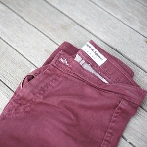 American Apparel High Waisted Skinny Jeans - Small